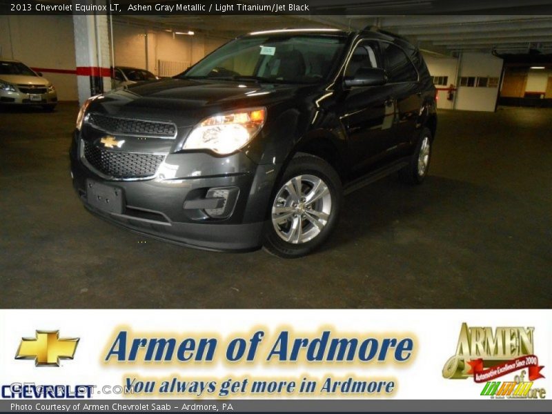 Ashen Gray Metallic / Light Titanium/Jet Black 2013 Chevrolet Equinox LT