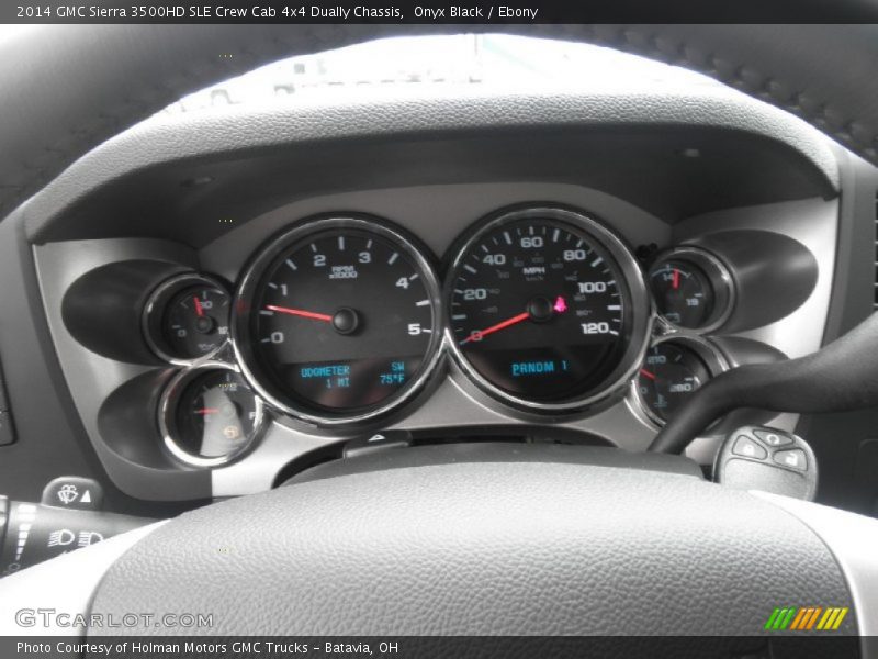  2014 Sierra 3500HD SLE Crew Cab 4x4 Dually Chassis SLE Crew Cab 4x4 Dually Chassis Gauges