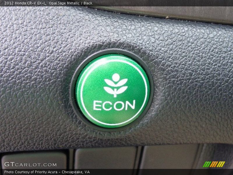 Opal Sage Metallic / Black 2012 Honda CR-V EX-L