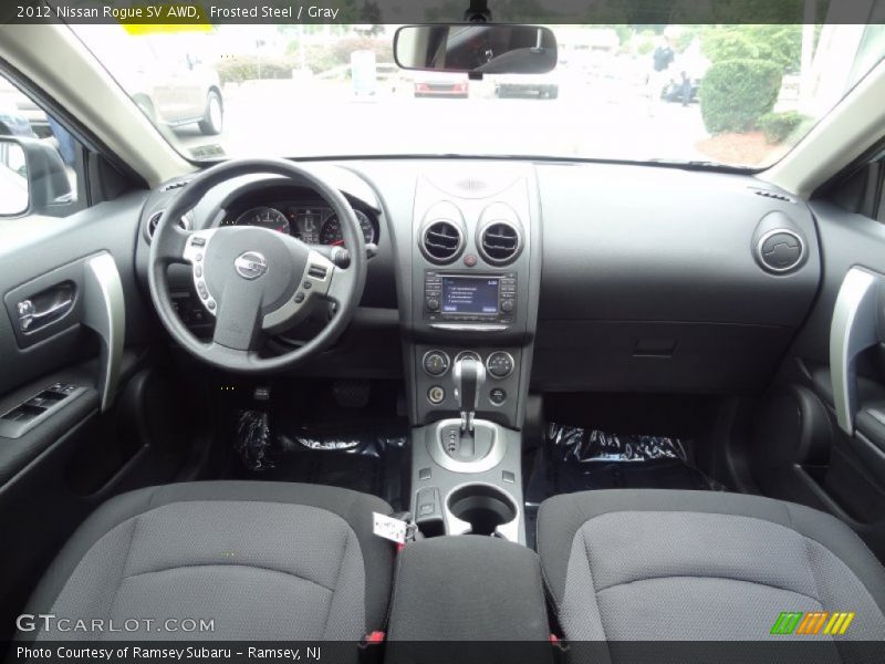 Frosted Steel / Gray 2012 Nissan Rogue SV AWD