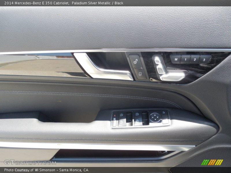 Paladium Silver Metallic / Black 2014 Mercedes-Benz E 350 Cabriolet
