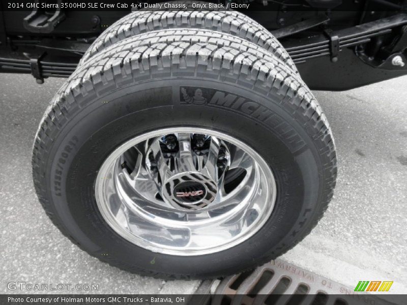  2014 Sierra 3500HD SLE Crew Cab 4x4 Dually Chassis Wheel