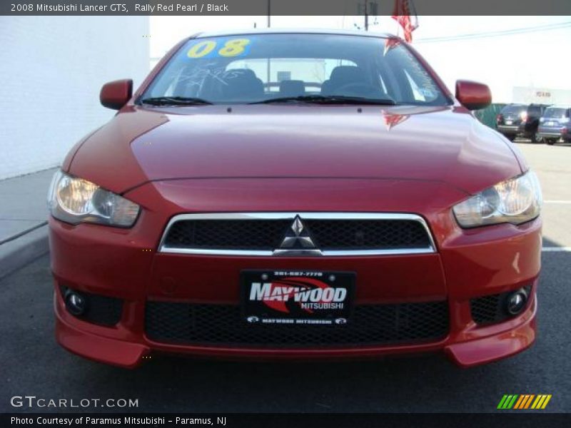 Rally Red Pearl / Black 2008 Mitsubishi Lancer GTS