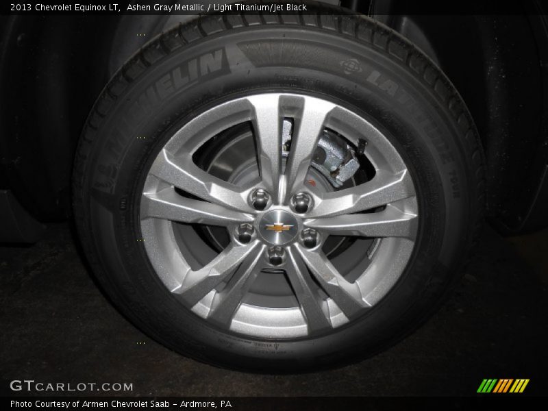 Ashen Gray Metallic / Light Titanium/Jet Black 2013 Chevrolet Equinox LT