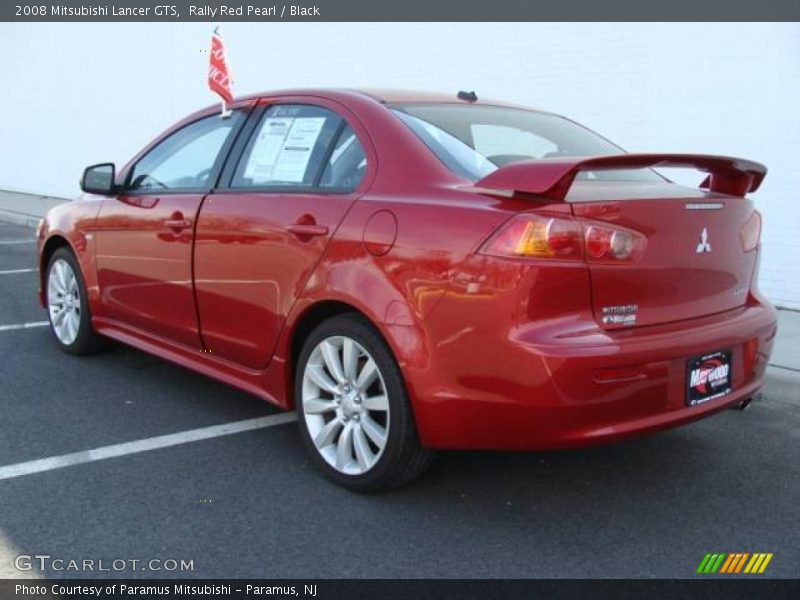 Rally Red Pearl / Black 2008 Mitsubishi Lancer GTS