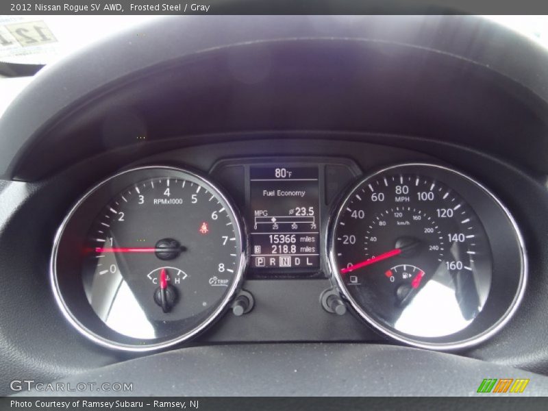 Frosted Steel / Gray 2012 Nissan Rogue SV AWD