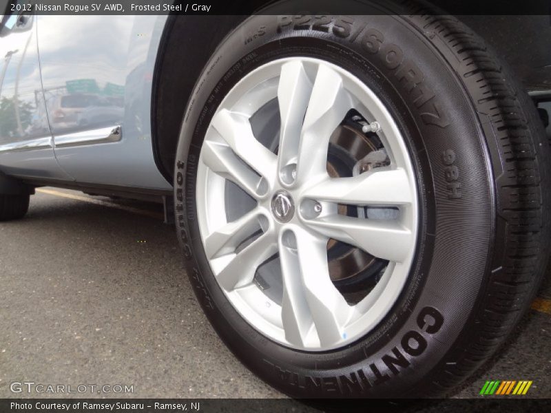 Frosted Steel / Gray 2012 Nissan Rogue SV AWD