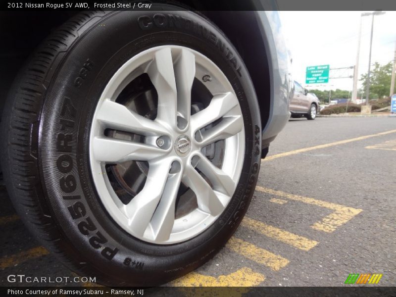 Frosted Steel / Gray 2012 Nissan Rogue SV AWD