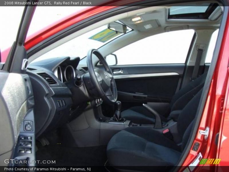 Rally Red Pearl / Black 2008 Mitsubishi Lancer GTS