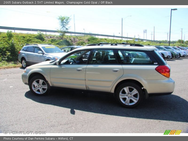 Champagne Gold Opal / Off Black 2005 Subaru Outback 2.5XT Limited Wagon