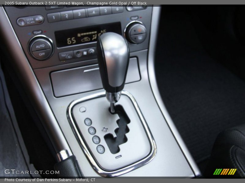 Champagne Gold Opal / Off Black 2005 Subaru Outback 2.5XT Limited Wagon