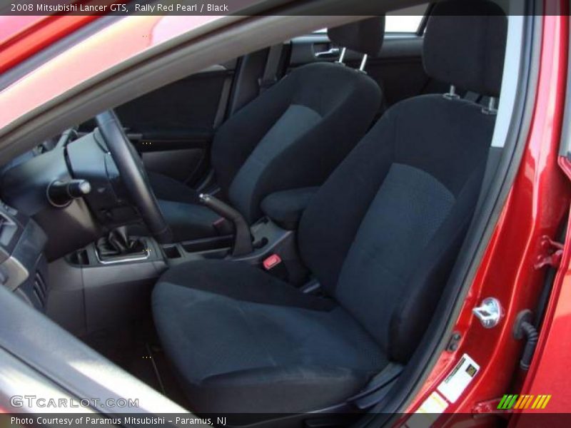 Rally Red Pearl / Black 2008 Mitsubishi Lancer GTS