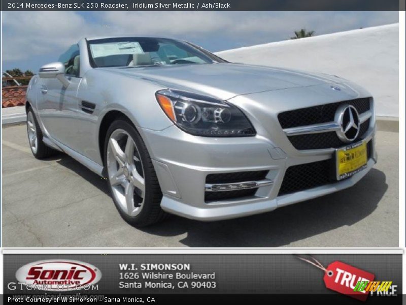 Iridium Silver Metallic / Ash/Black 2014 Mercedes-Benz SLK 250 Roadster