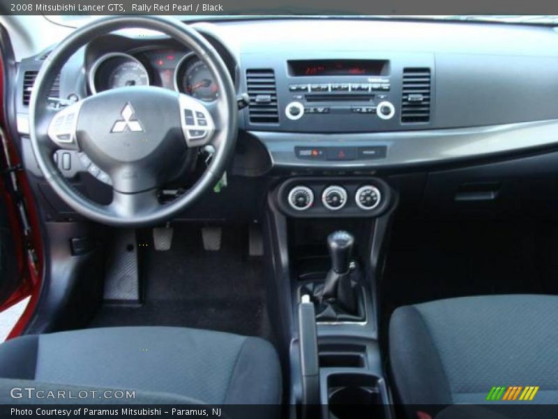 Rally Red Pearl / Black 2008 Mitsubishi Lancer GTS