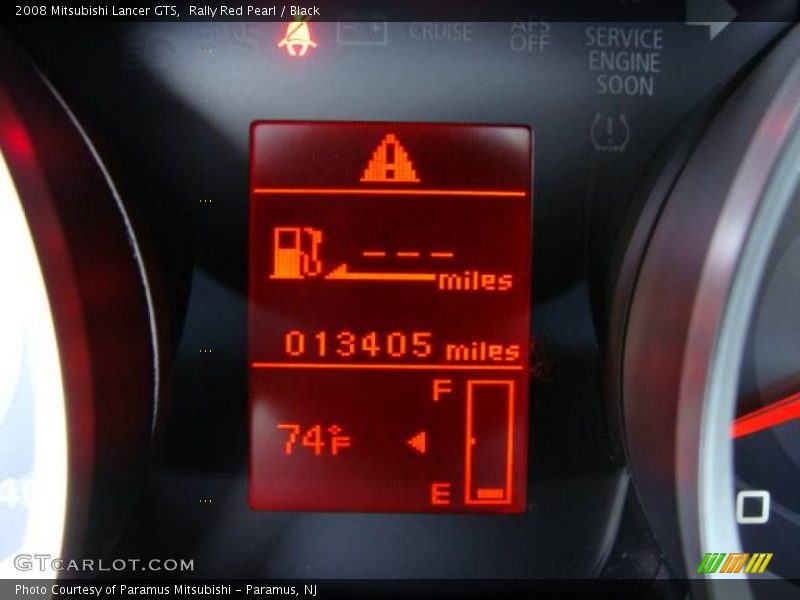 Rally Red Pearl / Black 2008 Mitsubishi Lancer GTS