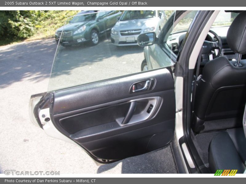 Champagne Gold Opal / Off Black 2005 Subaru Outback 2.5XT Limited Wagon