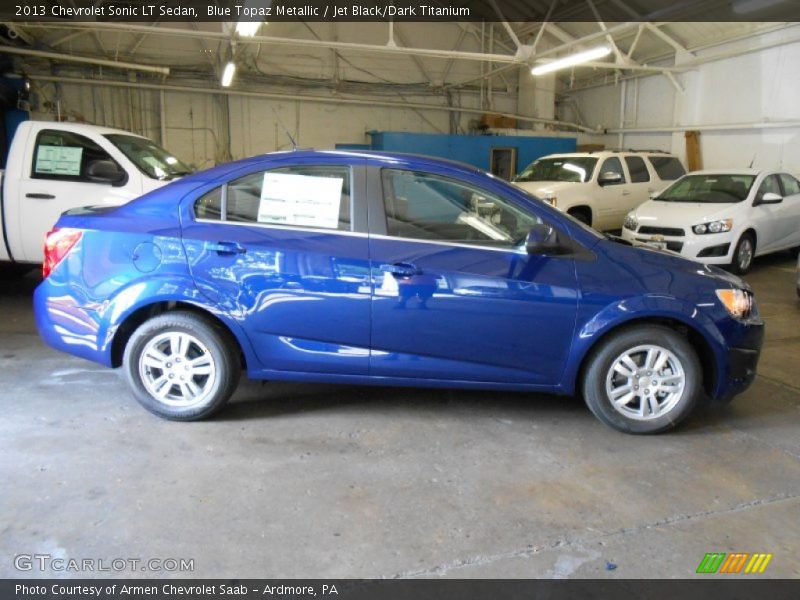  2013 Sonic LT Sedan Blue Topaz Metallic