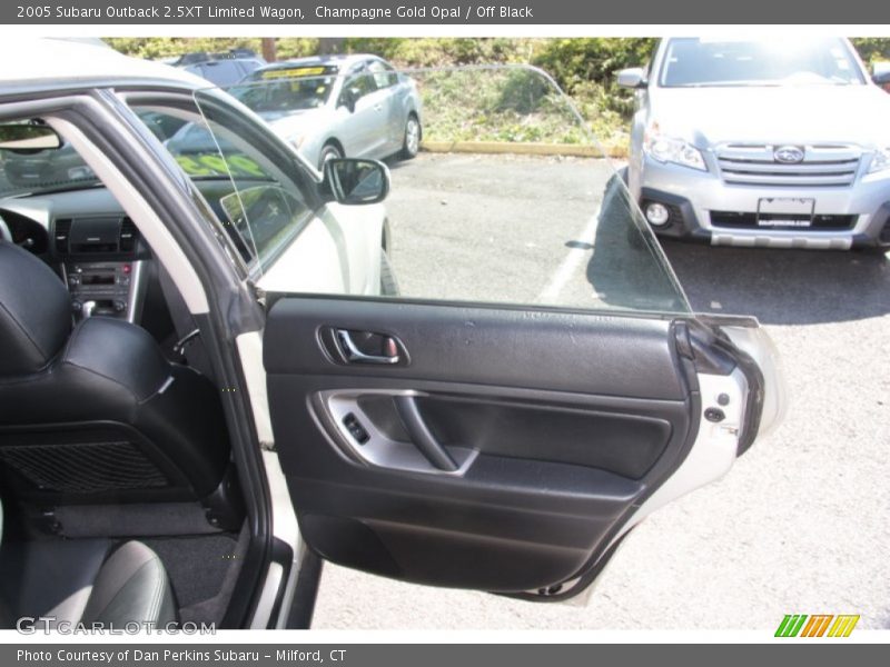 Champagne Gold Opal / Off Black 2005 Subaru Outback 2.5XT Limited Wagon