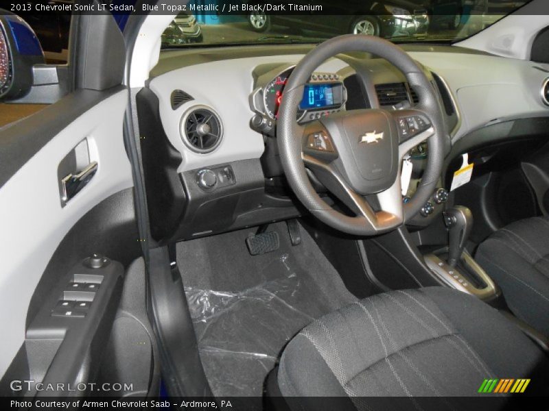 Blue Topaz Metallic / Jet Black/Dark Titanium 2013 Chevrolet Sonic LT Sedan