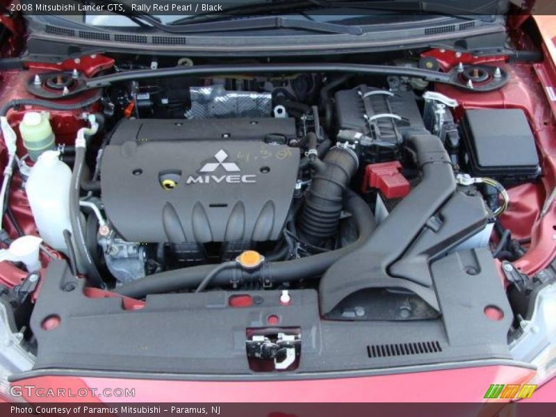 Rally Red Pearl / Black 2008 Mitsubishi Lancer GTS