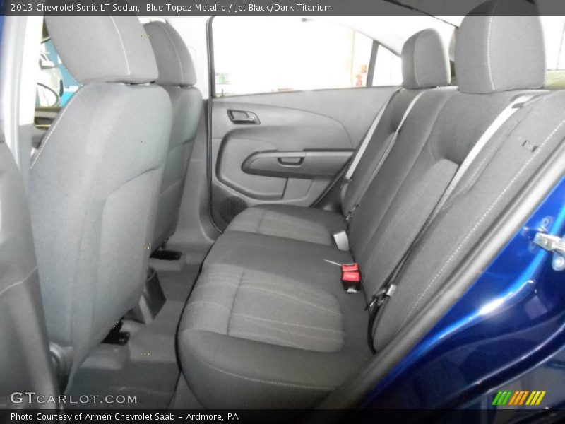 Blue Topaz Metallic / Jet Black/Dark Titanium 2013 Chevrolet Sonic LT Sedan