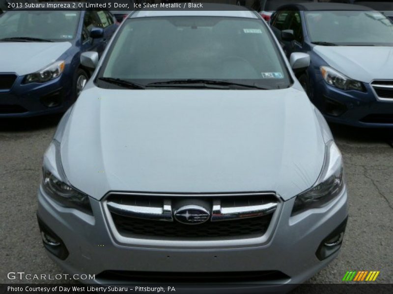 Ice Silver Metallic / Black 2013 Subaru Impreza 2.0i Limited 5 Door