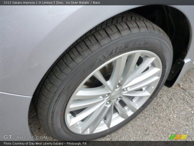 Ice Silver Metallic / Black 2013 Subaru Impreza 2.0i Limited 5 Door