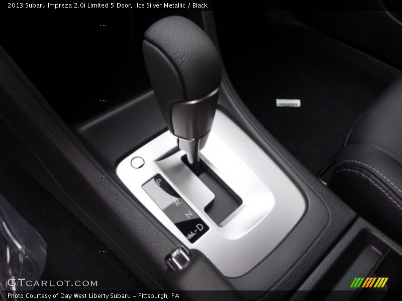  2013 Impreza 2.0i Limited 5 Door Lineartronic CVT Automatic Shifter