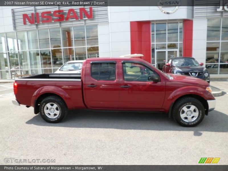Red Brawn / Desert 2007 Nissan Frontier SE Crew Cab 4x4