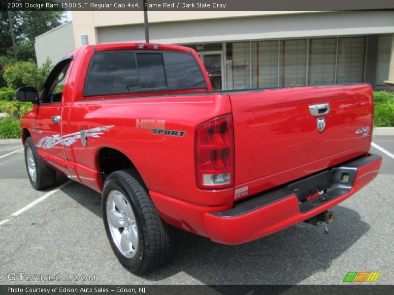 Flame Red / Dark Slate Gray 2005 Dodge Ram 1500 SLT Regular Cab 4x4