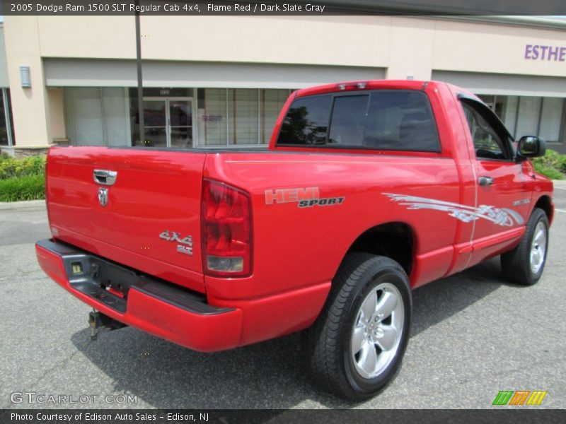 Flame Red / Dark Slate Gray 2005 Dodge Ram 1500 SLT Regular Cab 4x4