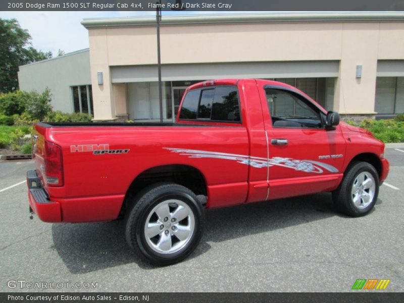 Flame Red / Dark Slate Gray 2005 Dodge Ram 1500 SLT Regular Cab 4x4