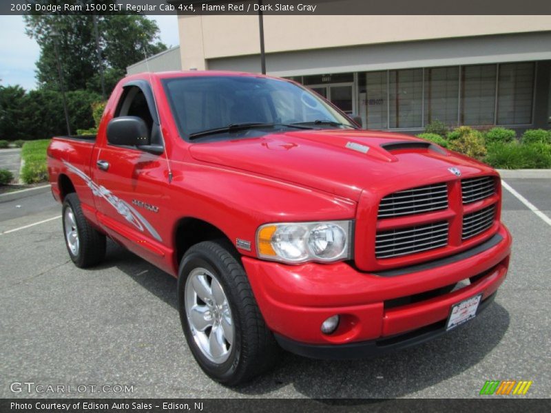 Flame Red / Dark Slate Gray 2005 Dodge Ram 1500 SLT Regular Cab 4x4