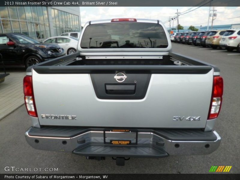 Brilliant Silver / Steel 2013 Nissan Frontier SV V6 Crew Cab 4x4