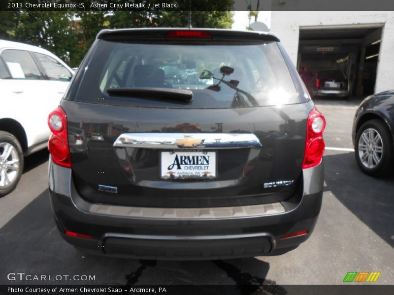 Ashen Gray Metallic / Jet Black 2013 Chevrolet Equinox LS