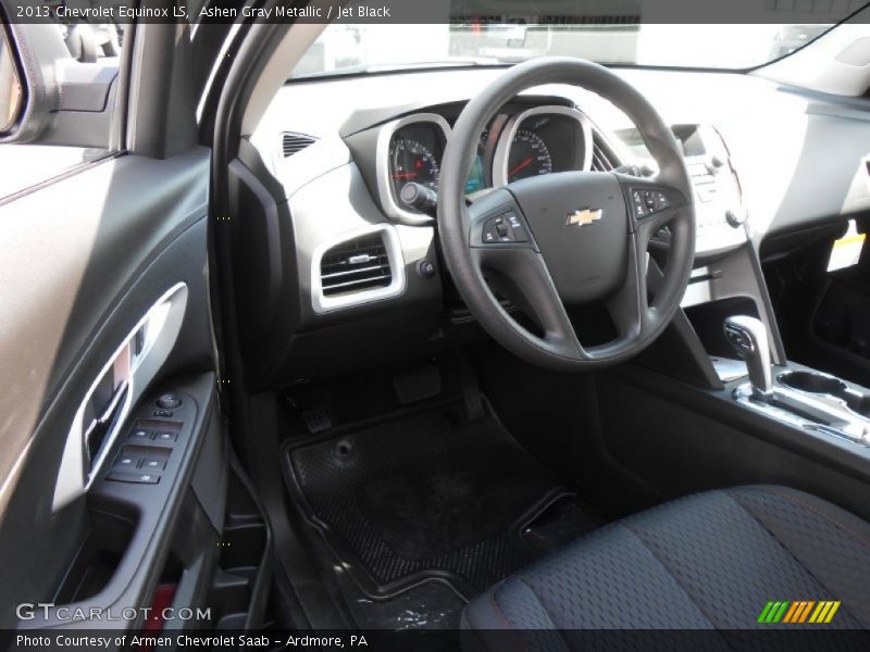 Ashen Gray Metallic / Jet Black 2013 Chevrolet Equinox LS