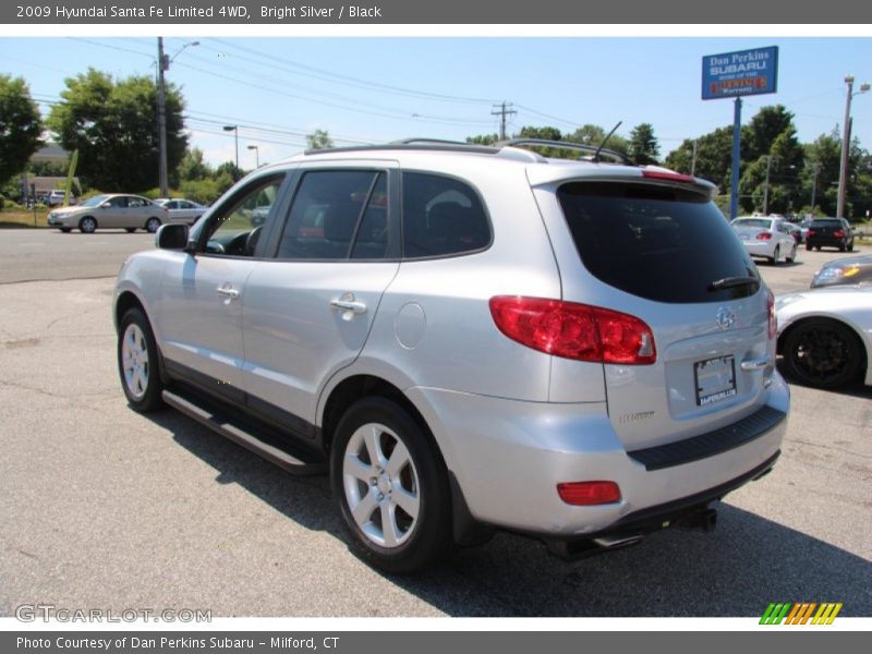 Bright Silver / Black 2009 Hyundai Santa Fe Limited 4WD