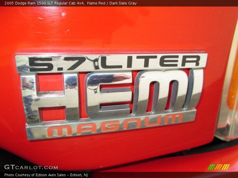 Flame Red / Dark Slate Gray 2005 Dodge Ram 1500 SLT Regular Cab 4x4
