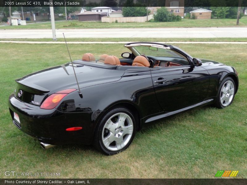 Black Onyx / Saddle 2005 Lexus SC 430