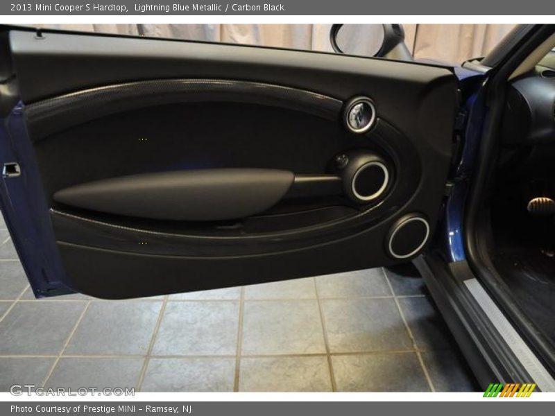 Lightning Blue Metallic / Carbon Black 2013 Mini Cooper S Hardtop