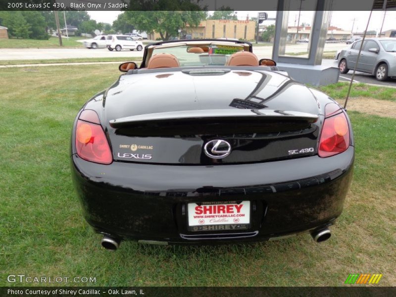 Black Onyx / Saddle 2005 Lexus SC 430