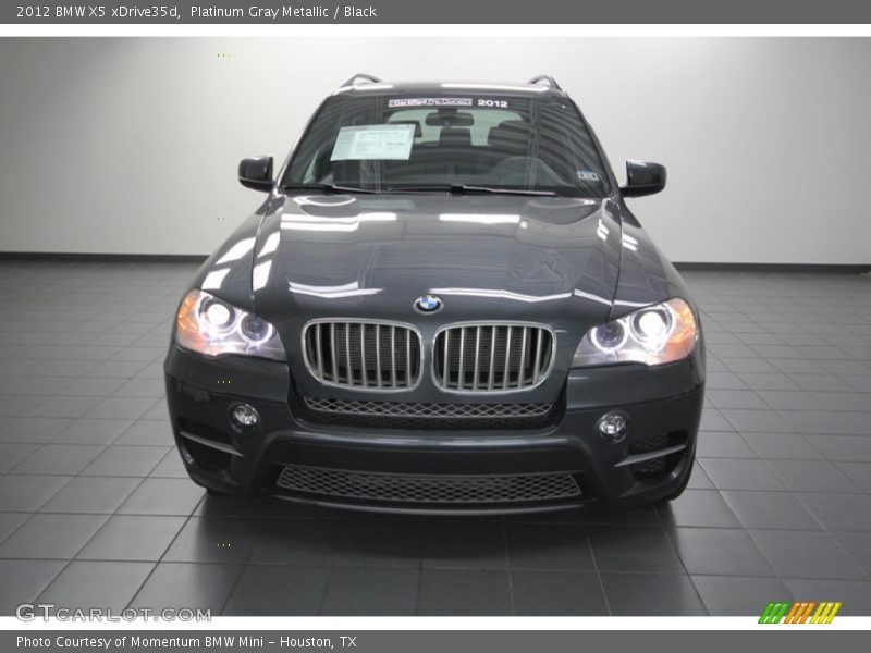 Platinum Gray Metallic / Black 2012 BMW X5 xDrive35d