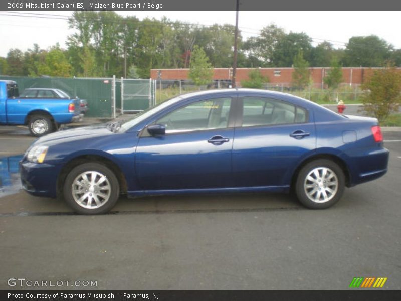 Maizen Blue Pearl / Beige 2009 Mitsubishi Galant ES