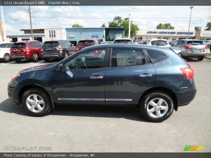 Graphite Blue / Gray 2013 Nissan Rogue S AWD