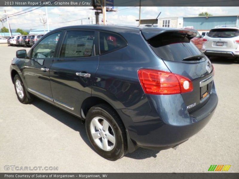 Graphite Blue / Gray 2013 Nissan Rogue S AWD
