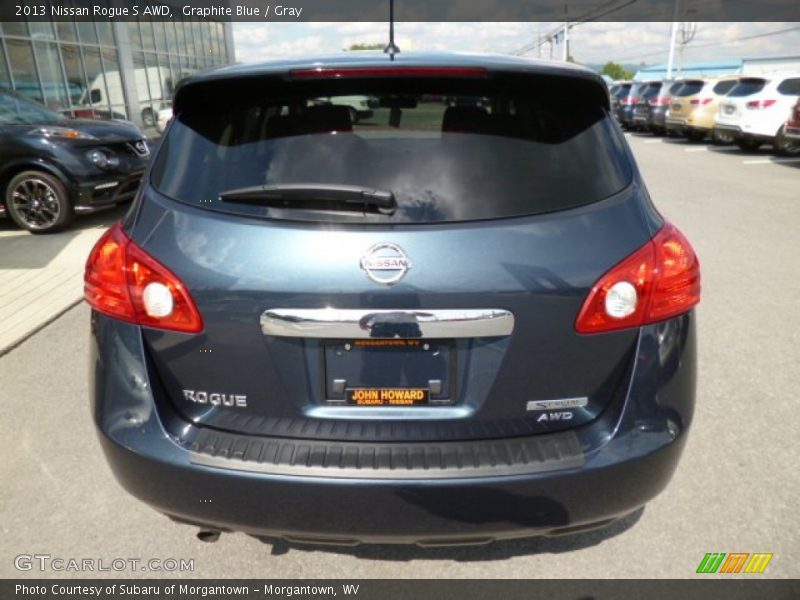 Graphite Blue / Gray 2013 Nissan Rogue S AWD