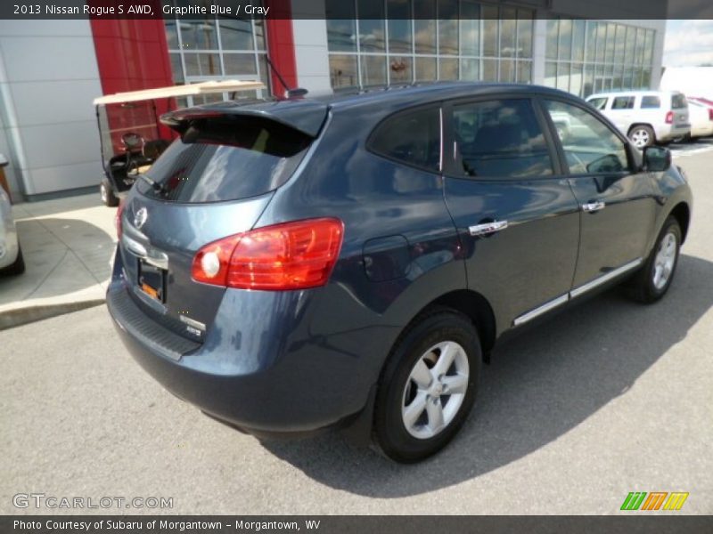 Graphite Blue / Gray 2013 Nissan Rogue S AWD