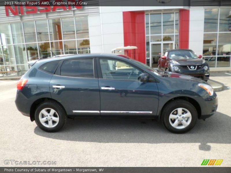 Graphite Blue / Gray 2013 Nissan Rogue S AWD