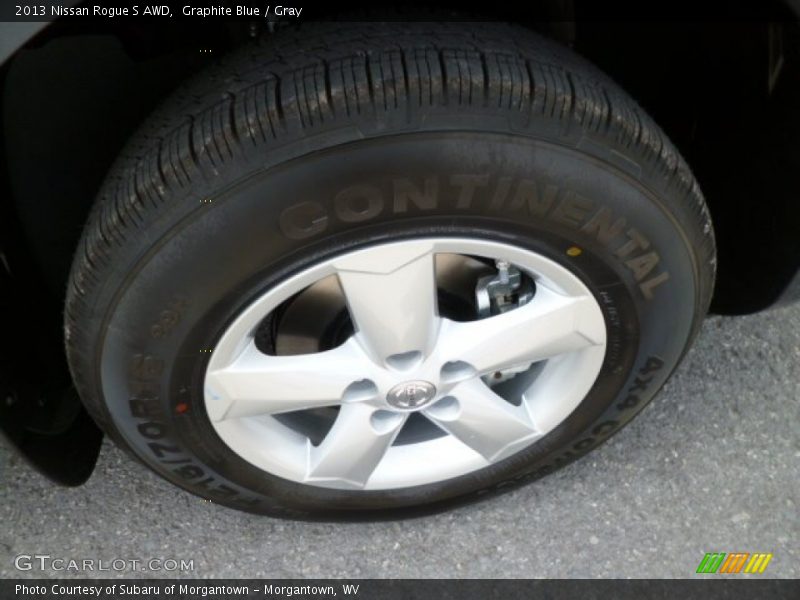 Graphite Blue / Gray 2013 Nissan Rogue S AWD