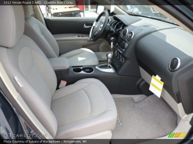 Graphite Blue / Gray 2013 Nissan Rogue S AWD